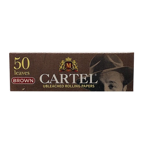 Бумага для самокруток Cartel - Brown Unbleached (50 штук) купить в Волгограде