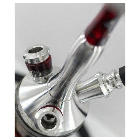 Кальян UNION - Fibonacci Гибрид (Чёрно-Красный, Без Колбы) купить в Волгограде