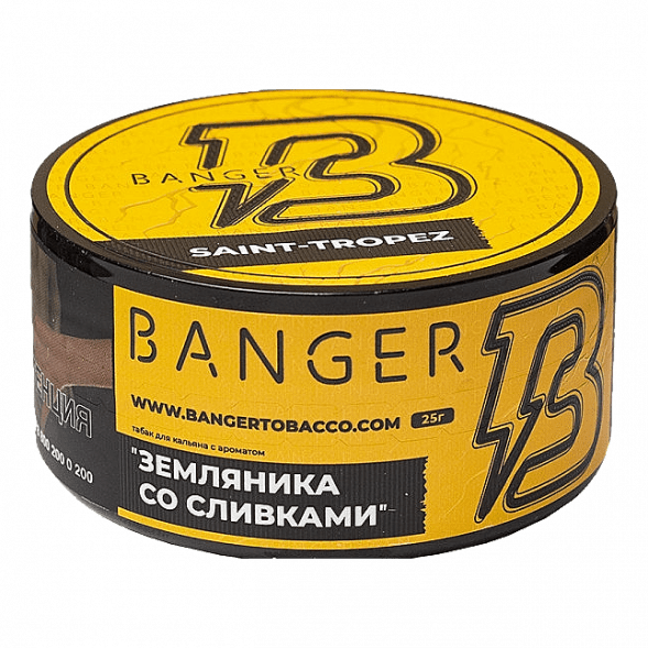 Табак Banger - Saint-Tropez (Земляника со Сливками, 25 грамм) купить в Волгограде