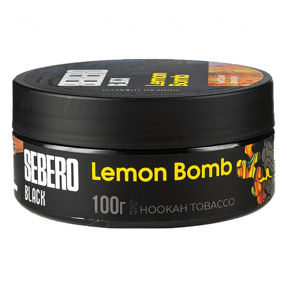 Табак Sebero Black - Lemon Bomb (Кислый Лимон, 100 грамм) купить в Волгограде
