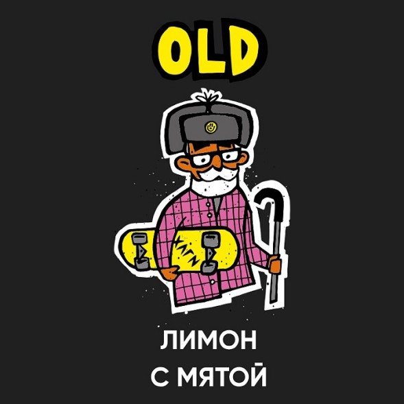Табак Хулиган Hard - OLD (Лимон с Мятой, 200 грамм) купить в Волгограде