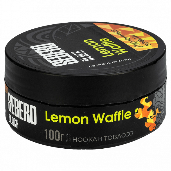 Табак Sebero Black - Lemon Waffle (Лимонные Вафли, 100 грамм) купить в Волгограде
