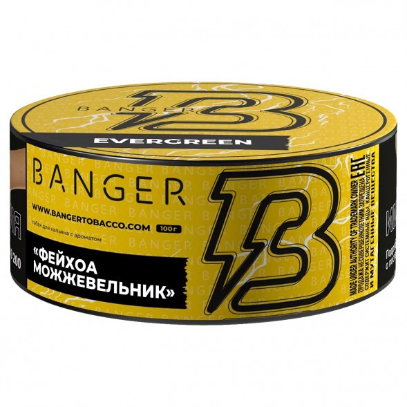 Табак Banger - Evergreen (Фейхоа Можжевельник, 100 грамм) купить в Волгограде