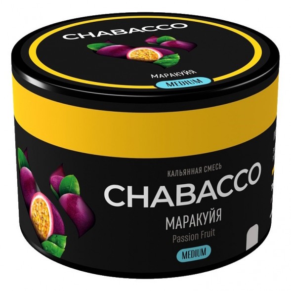 Смесь Chabacco MEDIUM - Passion Fruit (Маракуйя, 40 грамм) купить в Волгограде