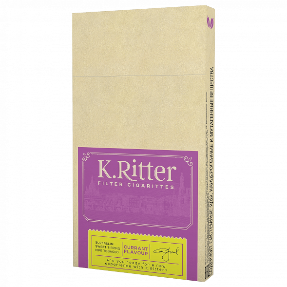 Сигариты K.Ritter - Currant SuperSlim (Смородина​​, 20 штук) купить в Волгограде