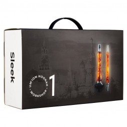 Кальян UNION - Sleek Акрил (Красный, Без Колбы)