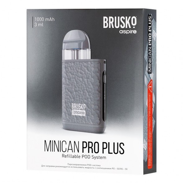 Электронная сигарета Brusko - Minican PRO Plus (Серый) купить в Волгограде