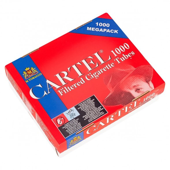 Гильзы сигаретные Cartel - 84x15 мм (1000 штук) купить в Волгограде