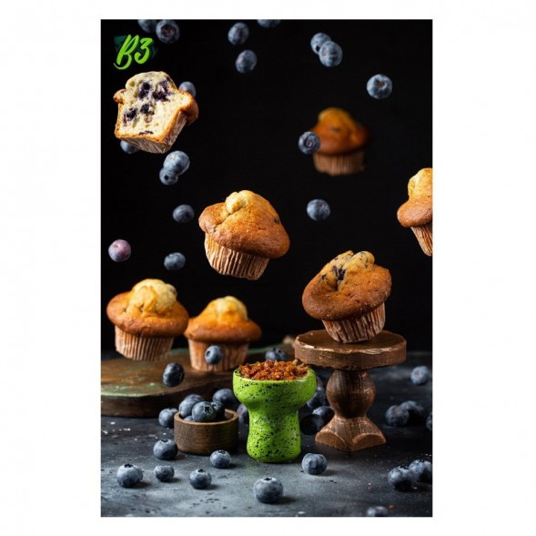 Табак B3 - Blueberry Muffin (Черничный Маффин, 250 грамм) купить в Волгограде