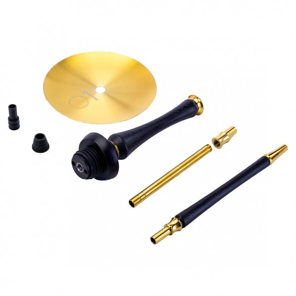 Кальян UNION - Sleek PVD Black (Чёрный, Без Колбы) купить в Волгограде