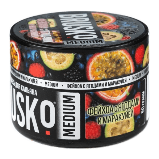 Смесь Brusko Medium - Фейхоа с Ягодами и Маракуйей (50 грамм) купить в Волгограде