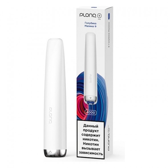PLONQ PLUS PRO - Голубика Малина (Blueberry Raspberry, 4000 затяжек) купить в Волгограде