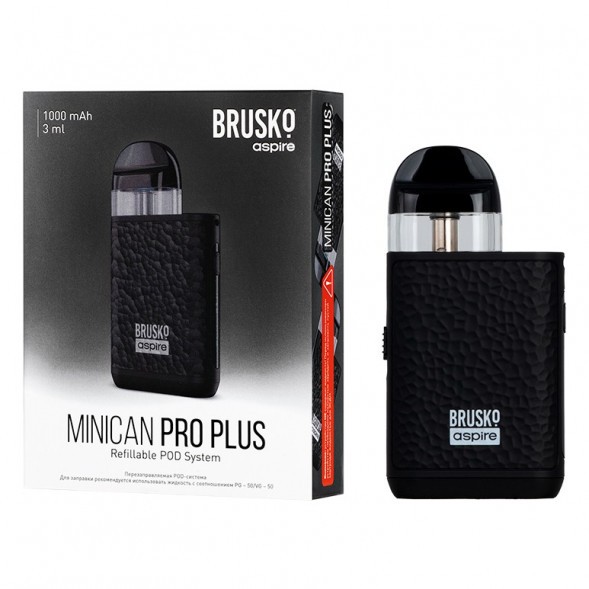 Электронная сигарета Brusko - Minican PRO Plus (Черный) купить в Волгограде