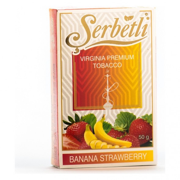 Табак Serbetli - Banana Strawberry (Банан Клубника, 50 грамм, Акциз) купить в Волгограде