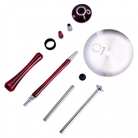 Кальян UNION - Sleek Акрил Full (Красный, Без Колбы) купить в Волгограде