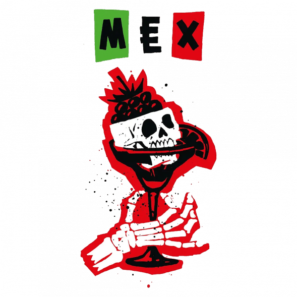 Табак Хулиган Hard - MEX (Ежевичная Маргарита, 200 грамм) купить в Волгограде