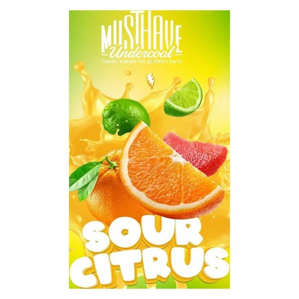 Табак Must Have - Sour Citrus (Кислый Цитрус, 25 грамм) купить в Волгограде