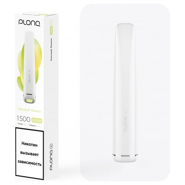 PLONQ PLUS - Кислый Лимон (1500 затяжек) купить в Волгограде