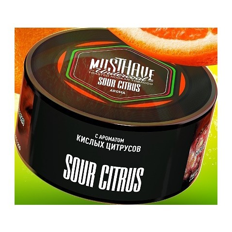 Табак Must Have - Sour Citrus (Кислый Цитрус, 125 грамм) купить в Волгограде