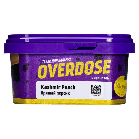 Табак Overdose - Kashmir Peach (Пряный Персик, 200 грамм) купить в Волгограде