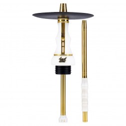 Кальян Alpha Hookah - Beat White Gold (Прозрачная Колба)