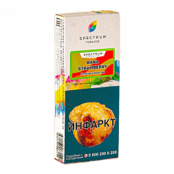 Табак Spectrum - Basil Strawberry (Клубника Базилик, 100 грамм)