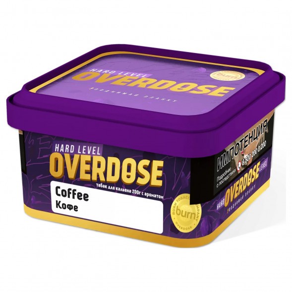 Табак Overdose - Coffee (Кофе, 200 грамм) купить в Волгограде