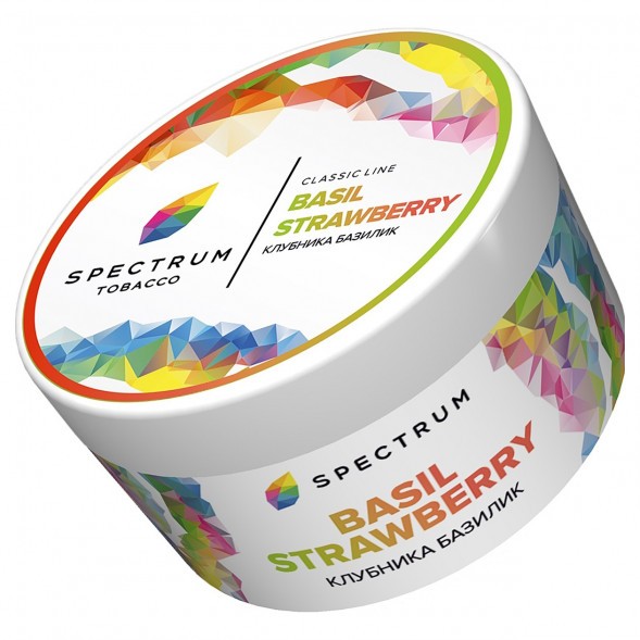 Табак Spectrum - Basil Strawberry (Клубника Базилик, 200 грамм) купить в Волгограде