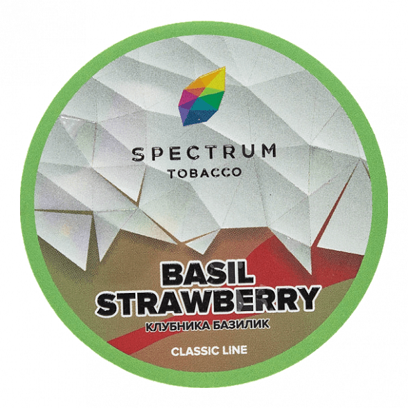 Табак Spectrum - Basil Strawberry (Клубника Базилик, 200 грамм) купить в Волгограде
