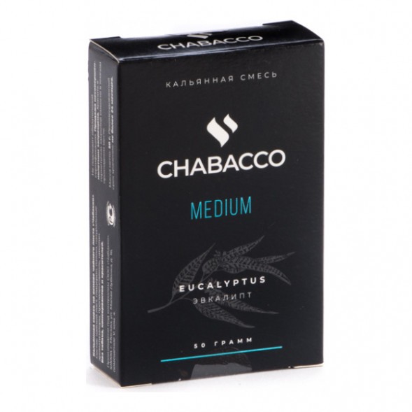 Смесь Chabacco MEDIUM - Eucalyptus (Эвкалипт, 50 грамм) купить в Волгограде