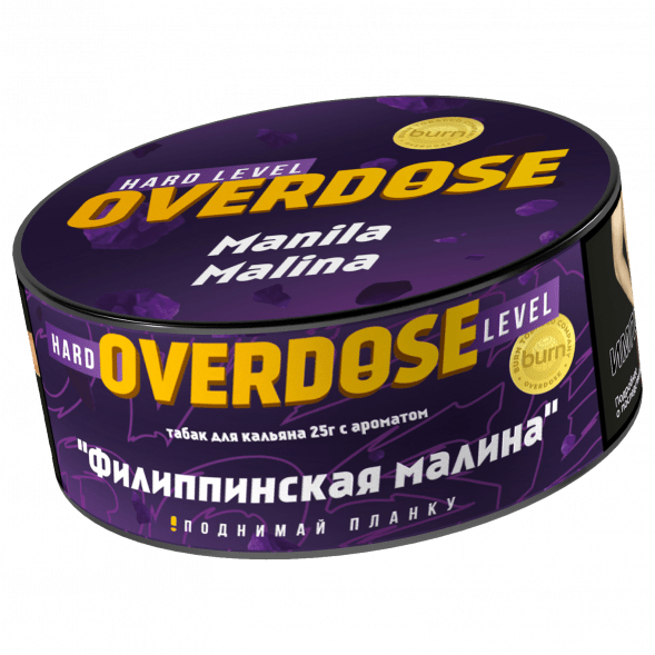 Табак Overdose - Manila Malina (Филиппинская Малина, 25 грамм) купить в Волгограде