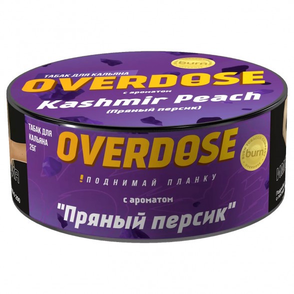 Табак Overdose - Kashmir Peach (Пряный Персик, 25 грамм) купить в Волгограде