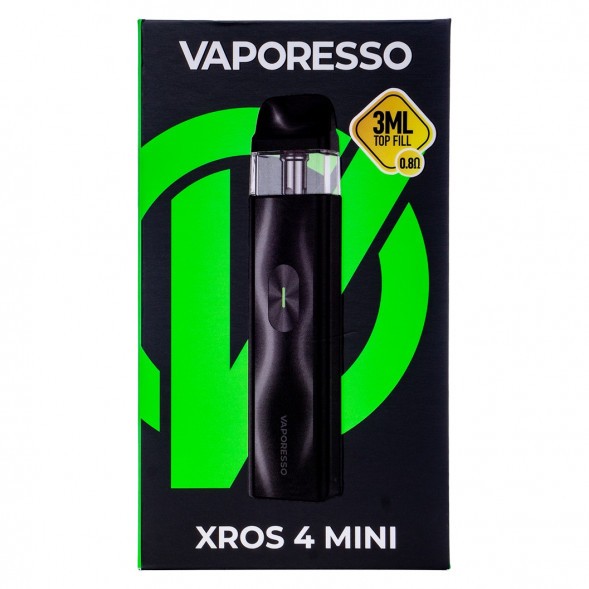 Электронная сигарета Vaporesso XROS 4 Mini - Black (Чёрная) купить в Волгограде