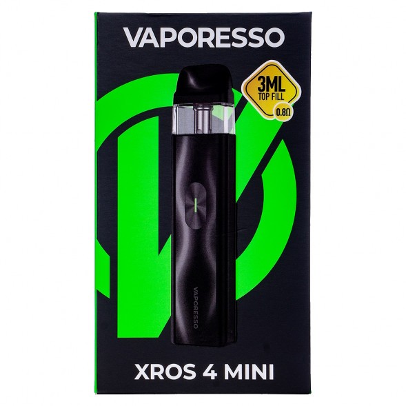 Электронная сигарета Vaporesso XROS 4 Mini - Black (Чёрная) купить в Волгограде
