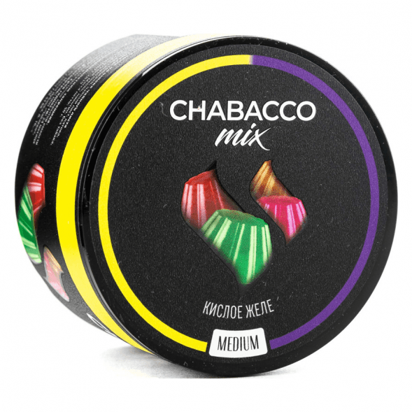 Смесь Chabacco MIX MEDIUM - Sour Jelly 2.0 (Кислое Желе 2.0, 40 грамм) купить в Волгограде