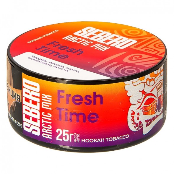 Табак Sebero Arctic Mix - Fresh Time (Фреш Тайм, 25 грамм) купить в Волгограде