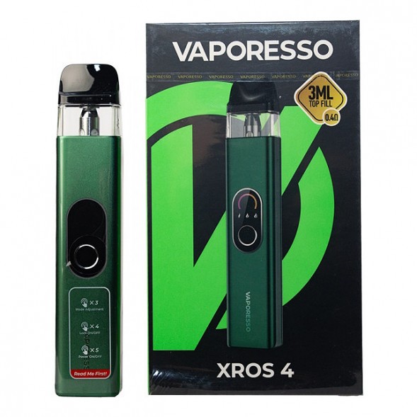 Электронная сигарета Vaporesso XROS 4 - Green (Зелёная) купить в Волгограде