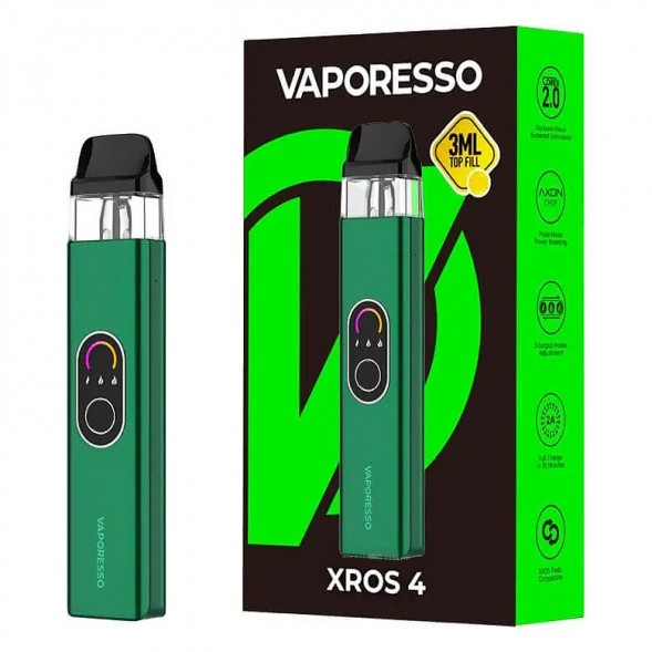 Электронная сигарета Vaporesso XROS 4 - Green (Зелёная) купить в Волгограде