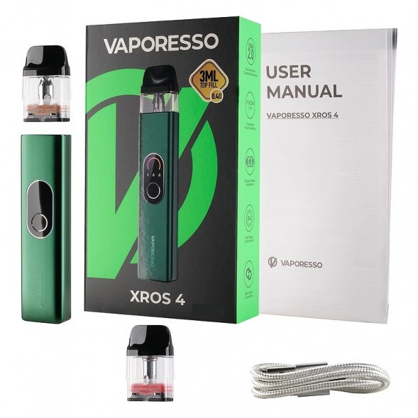 Электронная сигарета Vaporesso XROS 4 - Green (Зелёная) купить в Волгограде