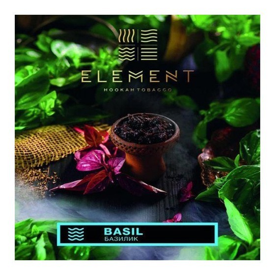 Табак Element Вода - Basil (Базилик, 100 грамм) купить в Волгограде