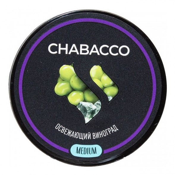 Смесь Chabacco MEDIUM - Ice Grape (Освежающий Виноград, 50 грамм) купить в Волгограде