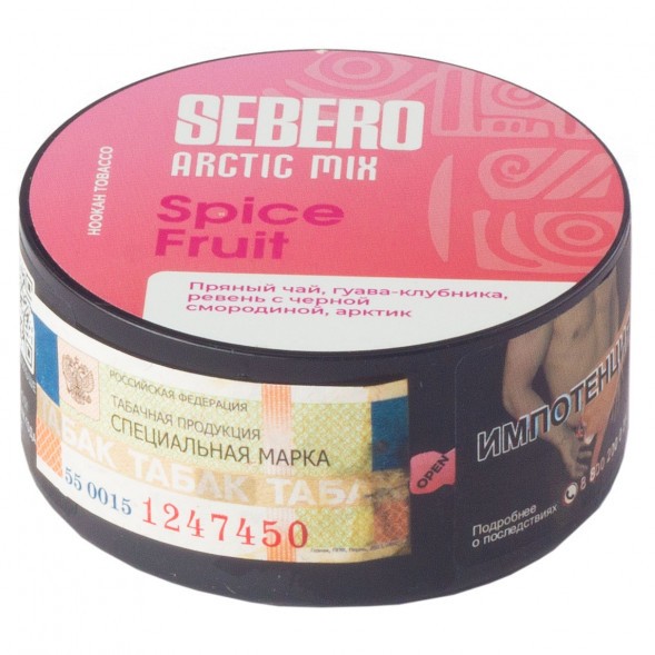 Табак Sebero Arctic Mix - Spice Fruit (Спайс Фрут, 25 грамм) купить в Волгограде