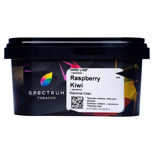 Табак Spectrum Hard - Raspberry Kiwi (Малина Киви, 200 грамм) купить в Волгограде