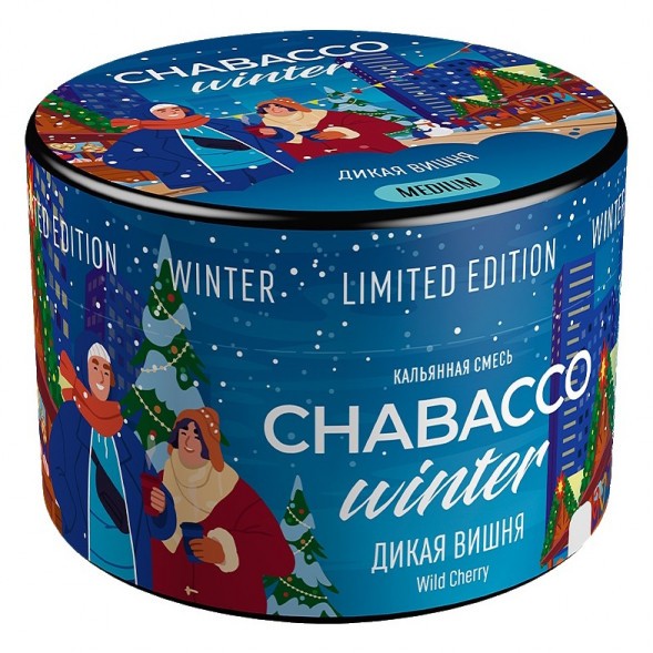 Смесь Chabacco MEDIUM - Wild Cherry (Дикая Вишня, 40 грамм) купить в Волгограде