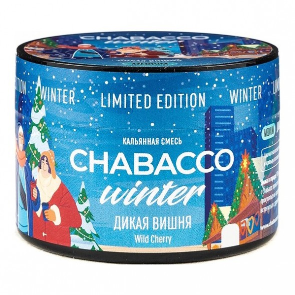 Смесь Chabacco MEDIUM - Wild Cherry (Дикая Вишня, 40 грамм) купить в Волгограде
