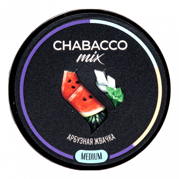 Смесь Chabacco MIX MEDIUM - Watermelon Gum (Арбузная Жвачка, 40 грамм) купить в Волгограде