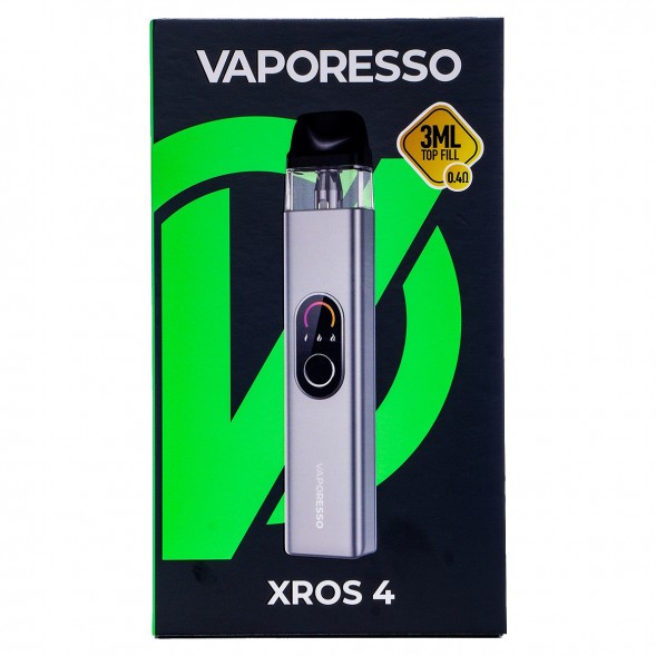 Электронная сигарета Vaporesso XROS 4 - Silver (Серебряная) купить в Волгограде