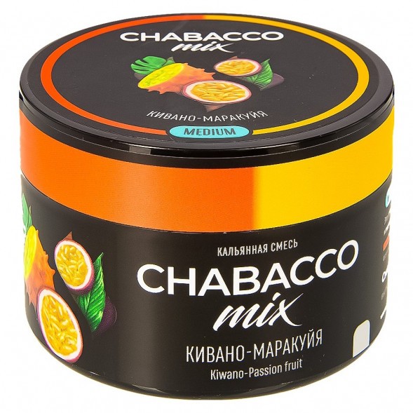 Смесь Chabacco MIX MEDIUM - Kiwano Passion Fruit (Кивано-Маракуйя, 40 грамм) купить в Волгограде