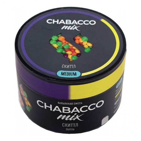 Смесь Chabacco MIX MEDIUM - Skittle (Скиттл, 40 грамм) купить в Волгограде