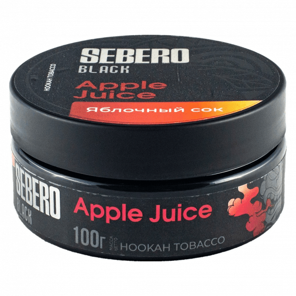 Табак Sebero Black - Apple Juice (Яблочный Сок, 100 грамм) купить в Волгограде